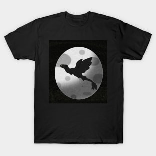 The Night Fury and the Moon (background ver.) T-Shirt